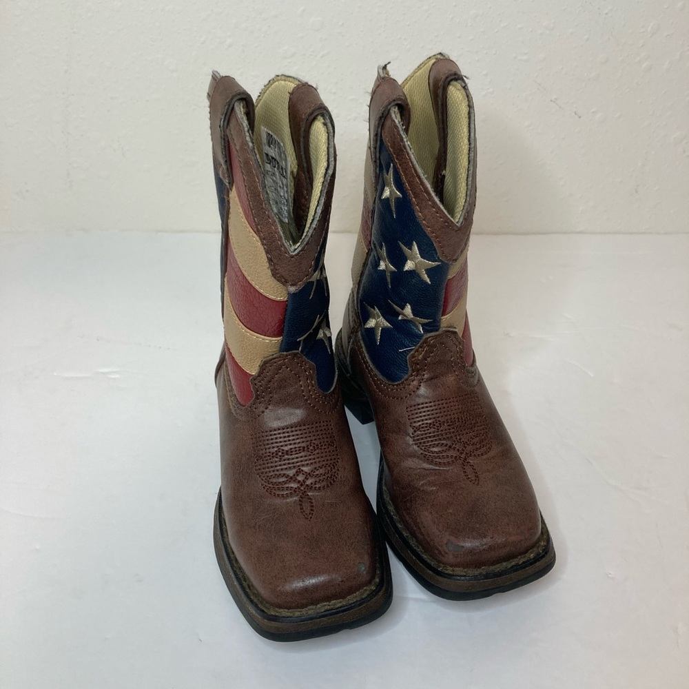 Durango Kid’s Cowboy Boots American Flag
